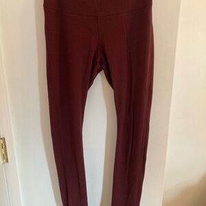 Burgundy White House Black Market Leggings